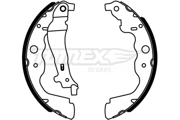 TOMEX Brakes Bremsbackensatz